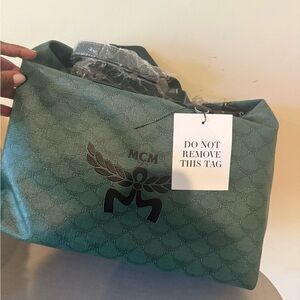 MCM Himmel Bag Hunter Green